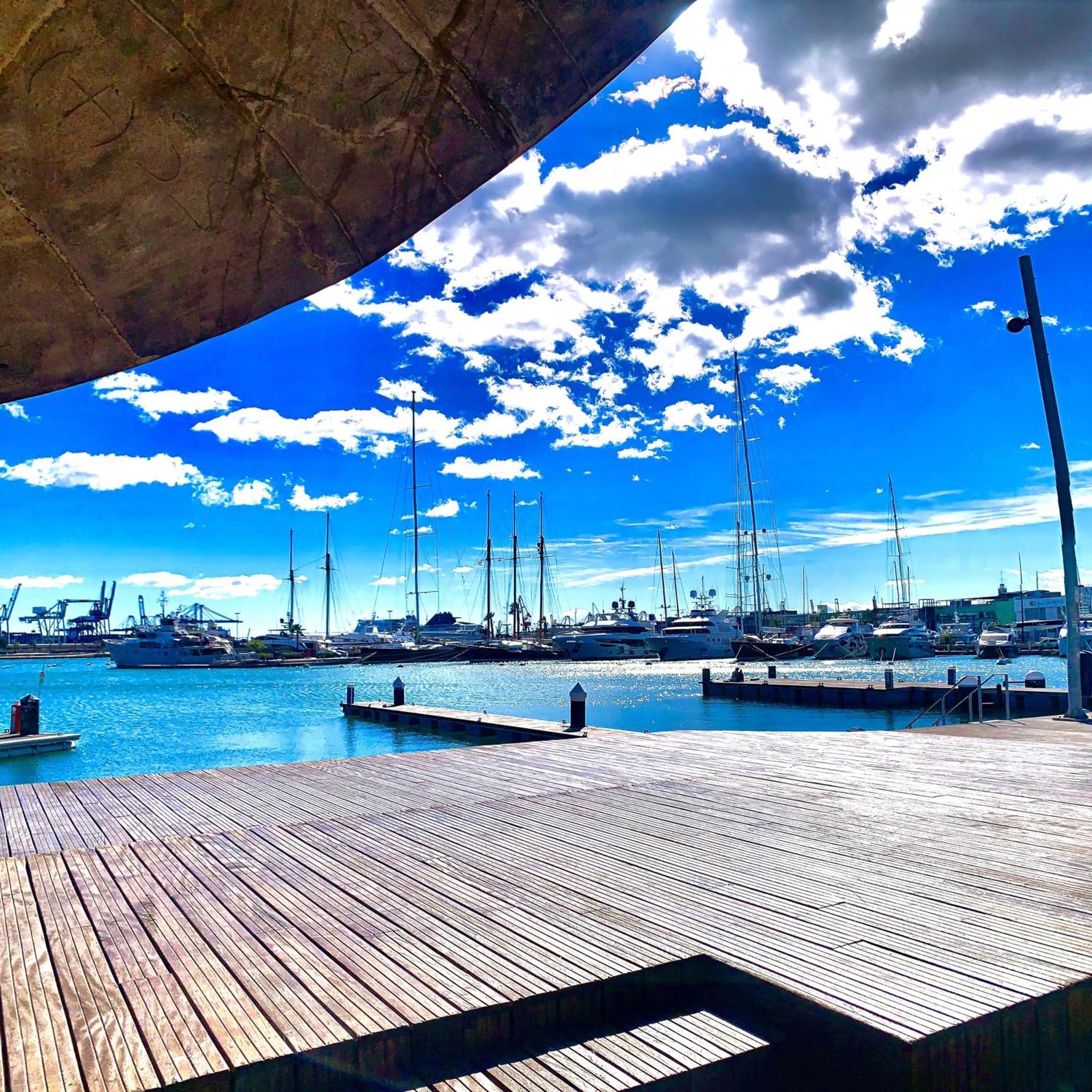 Apartamento Compartido Con Vista Al Puerto Valencia Appartement Buitenkant foto